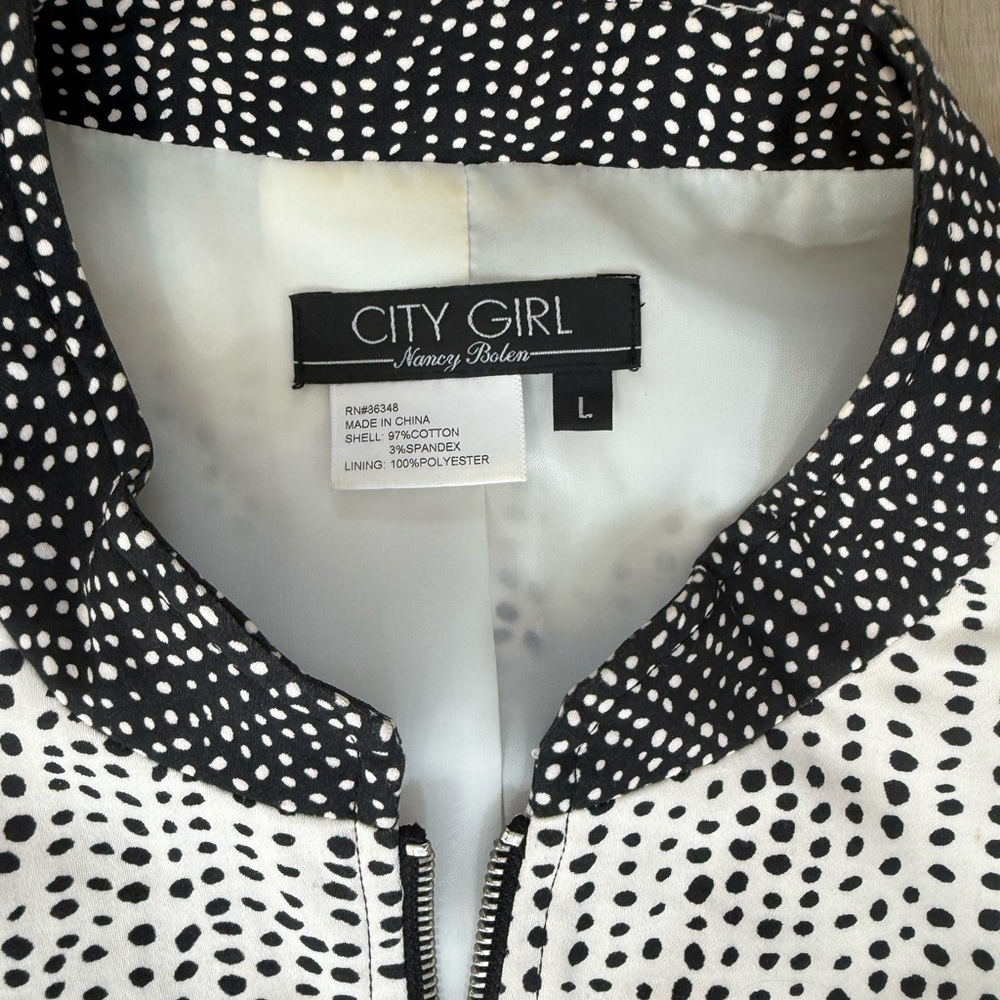 Nancy Bolen City Girl Size Large Blazer Jacket Art-to-Wear
Colorful - Picture 3 of 7